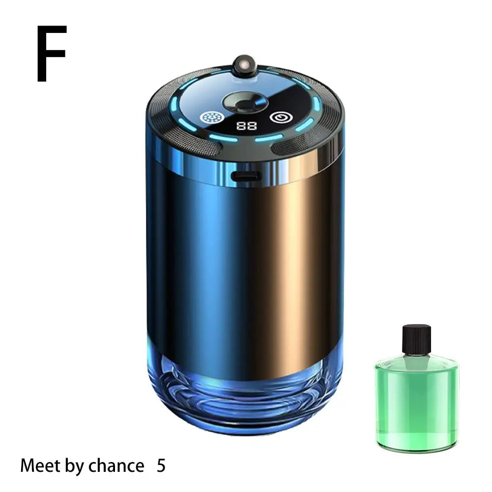 Car Fragrance Humidifier 5 Modes Scent Air Car Odor Eliminator Long Lasting Universal Car Diffuser with Digital Display